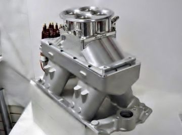 Alkydigger's 7070  SB Chevy Tunnel Ram with Buffco Riser, and 2300 CFM Accufab TB